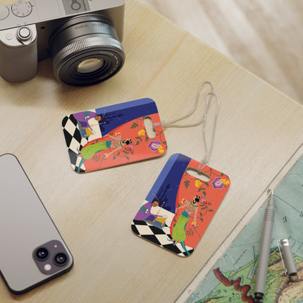 Midnight Arabian Reverie Luggage Tag – Mystical Elegance & Enchanted Nights