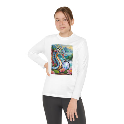 Wisdom's Guardian Youth Long Sleeve Competitor Tee – Dragon Magic & Ancient Wisdom