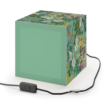 Flowers by August Babberger Light Cube Lamp