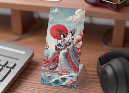 Ladies by the Quiet Sea Mobile Display Stand for Smartphones