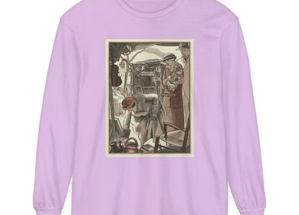 Bric-A-Brac by Fernand Siméon Garment-dyed Long Sleeve T-Shirt