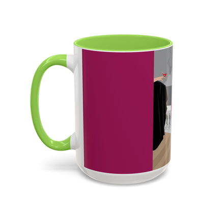 The Red Bird Colorful Mugs – Gentle Storybook Charm & Elegant Whimsy