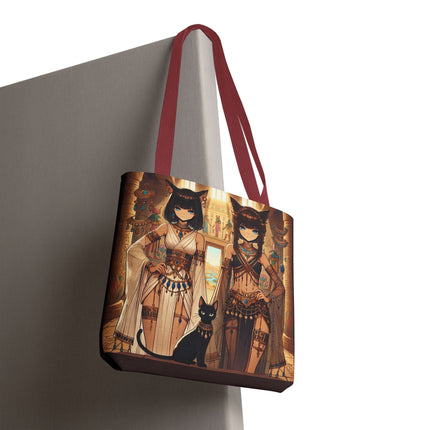 The Egyptian Priestess Cats Tote Bag – Temple Guardians & Ancient Grace