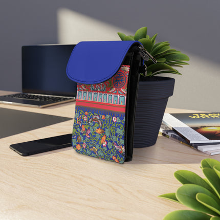 Chinese Ornament by Owen Jones Small Cell Phone Wallet