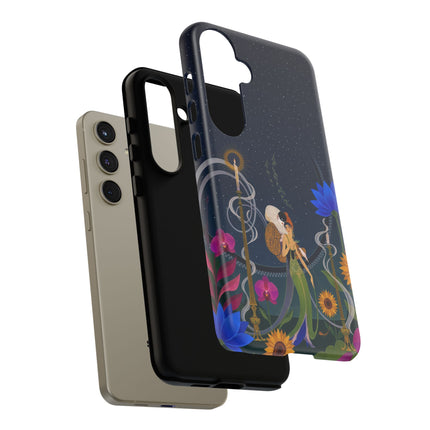 🌙🕯️ The Lady Of The Midnight Garden Phone Case – Art Deco Nocturne