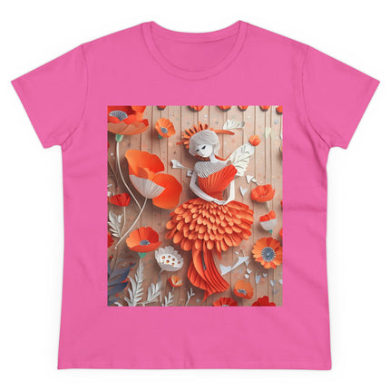 Poppy Fairy Women's Midweight Cotton Tee