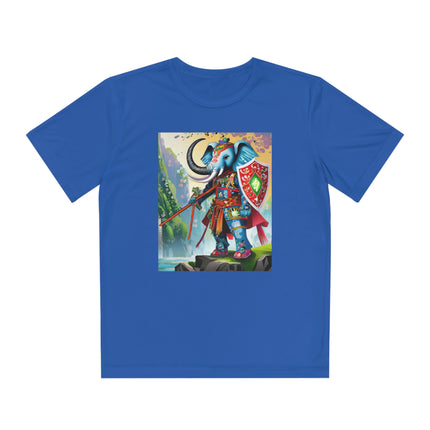 Cyberpunk Elephant Youth Competitor Tee