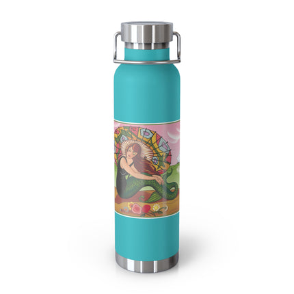 Siren Serenade by Carlo Chiostri Copper Vacuum Insulated Bottle, 22oz