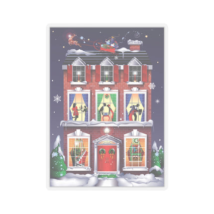 A Christmas Eve Celebration Kiss-Cut Stickers (4 Sizes)