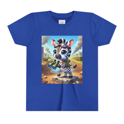 Zebra Lookout Youth Short Sleeve Tee
