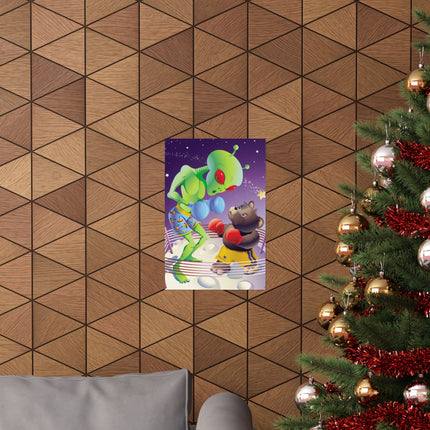 Cosmic Clash Premium Matte Vertical Posters