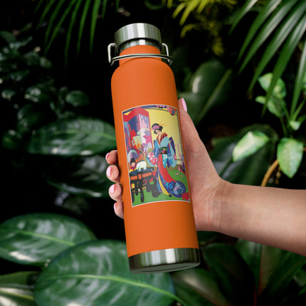 A Timeless Journey by Umberto Brunelleschi Copper Vacuum Insulated Bottle, 22oz