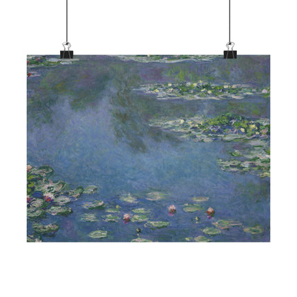 Water Lilies by Claude Monet Matte Horizontal Posters