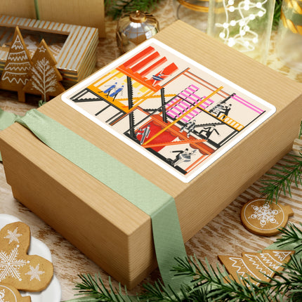 Maquettes de Théatre 4 by Alexandra Exter Kiss-Cut Stickers (4 Sizes)