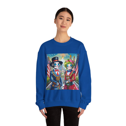 Cyber Punk Warrior Robots Unisex Heavy Blend™ Crewneck Sweatshirt
