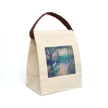 The Artist’s Garden by Theodore Earl Butler Canvas Lunch Bag With Strap