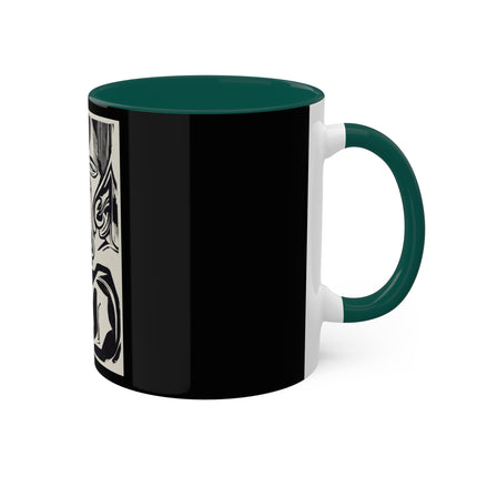 The Large Cow by Ernst Ludwig Kirchner Colorful Mugs, 11oz