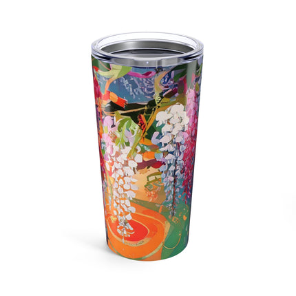 Golden Wisteria Elegance Tumbler 20oz