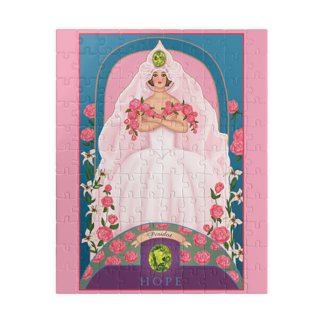 August & Peridot (from the Gem Series) by Sofia Chiostri Puzzle (110, 252, 500-Piece)