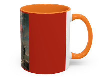 Napoleon Crossing the Alps by Jacques-Louis David Colorful Mugs (11oz, 15oz)