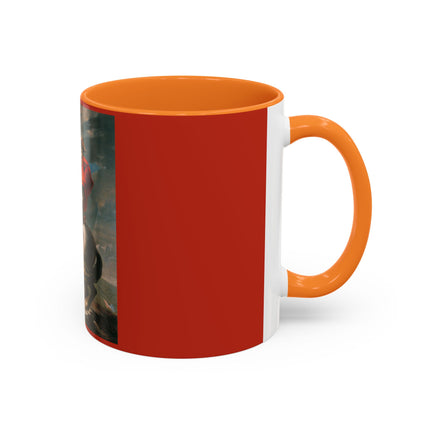 Napoleon Crossing the Alps by Jacques-Louis David Colorful Mugs (11oz, 15oz)