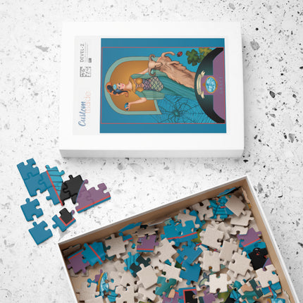 March & Aquamarine (Gem Series) by Sofia Chiostri Puzzle (110, 252, 500-piece)