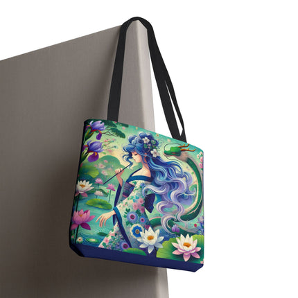 Fairy of the Koi Pond Tote Bag – Mystical Harmony & Pond Enchantment