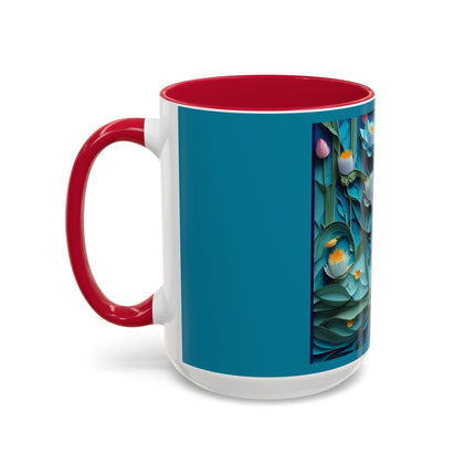 Ethereal Moonlit Lake Colorful Mugs (11oz, 15oz)