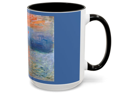 Sunrise by Claude Monet Colorful Mugs (11oz, 15oz)