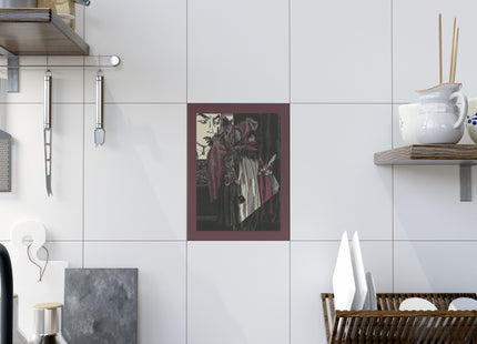 The Screen by Fernand Siméon Ceramic Tile