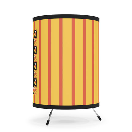 Candy Corn Skeleton Tripod Lamp