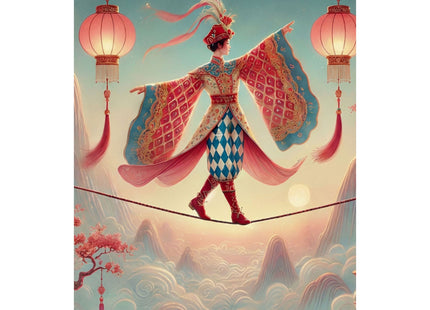 The Lantern Walker Matte Vertical Posters