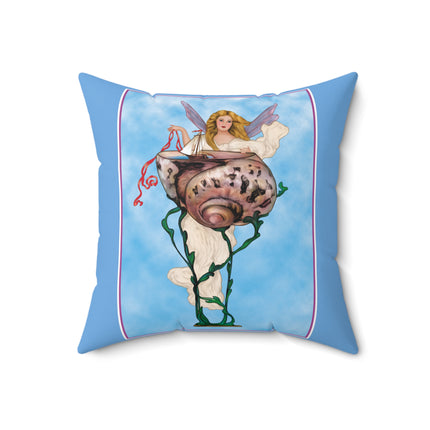 Enchanting Serenity Spun Polyester Square Pillow