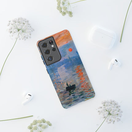 Sunrise by Claude Monet Phone Cases