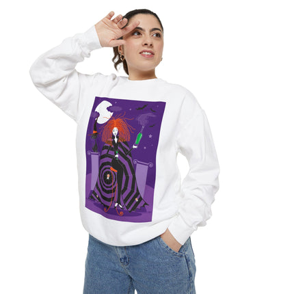 Mystic Elegance Unisex Garment-Dyed Sweatshirt