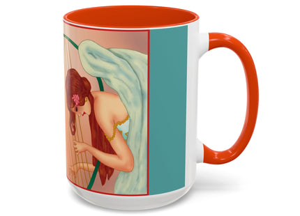 Heavenly Angel Duet Colorful Mugs (11oz, 15oz)