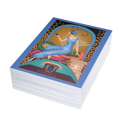 September & Sapphire (from the Gem Series) by Sofia Chiostri Postcards (envelopes included) - Bundles of 10, 30, 50 Pieces