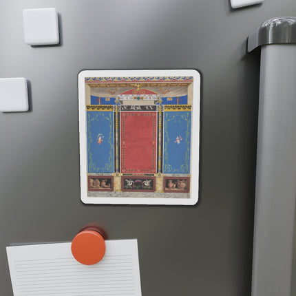 Columns with a Pair of Swans Die-Cut Magnets (5 Sizes)