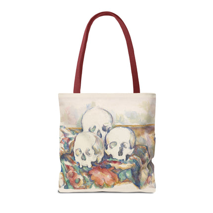 The Three Skulls by Paul Cézanne Tote Bag (AOP)