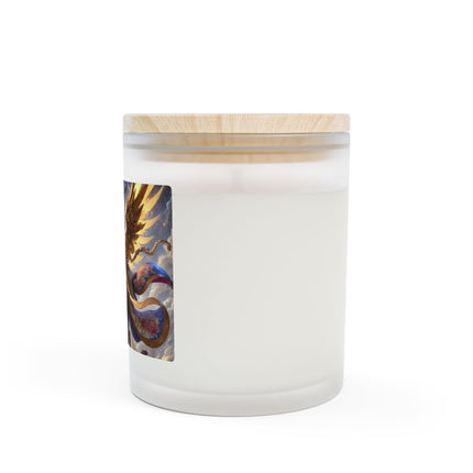 Valkyrie Descending Through Storm Frosted Candle