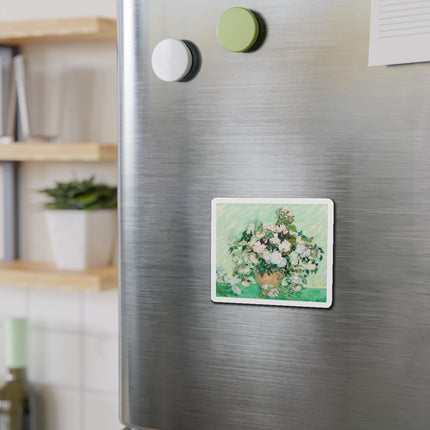 Roses by Vincent Van Gogh Die-Cut Magnets (5 Sizes)