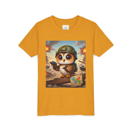 Owl on the Front Lines Youth Short Sleeve Tee