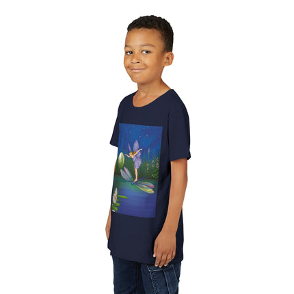 Fairy on a Dragonfly by Ida Rentoul Outhwaite Youth Short Sleeve Tee