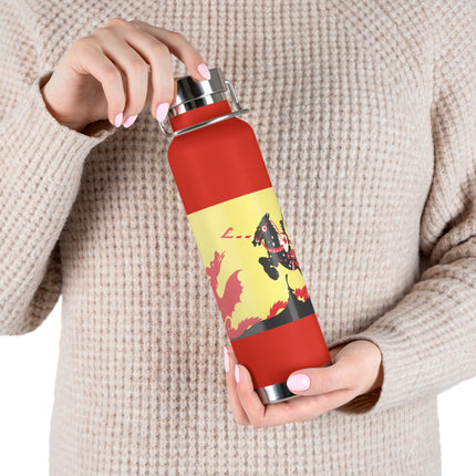 George and the Dragon Copper Vacuum Insulated Bottle, 22 oz