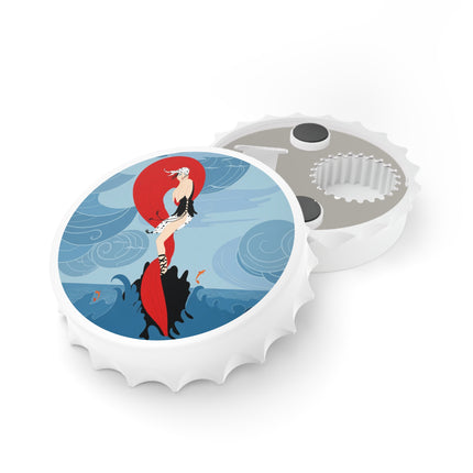 Siren of the Waves Bottle Opener – Dramatic Sea Power & Bold Elegance