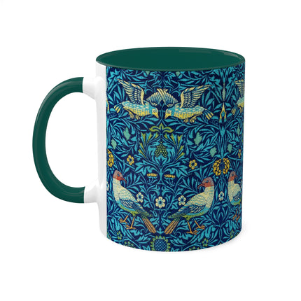 Bird by William Morris Colorful Mugs, 11oz