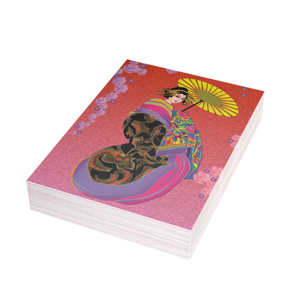 Enchanting Geisha Postcard Bundles (envelopes included)