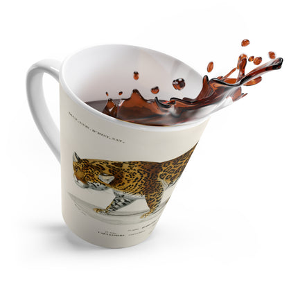 Jaguar by Charles Dessalines D' Orbigny Latte Mug