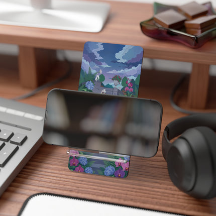 🦚🌸 The Peacock Garden Encounter Mobile Display Stand – Art Deco Floral Fantasy