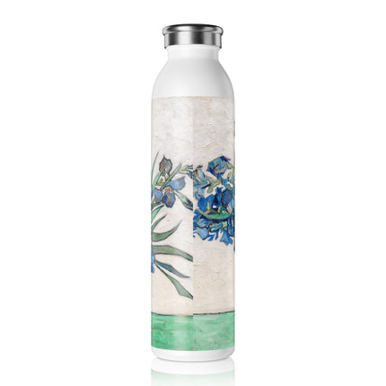Irises by Vincent Van Gogh Slim Water Bottle